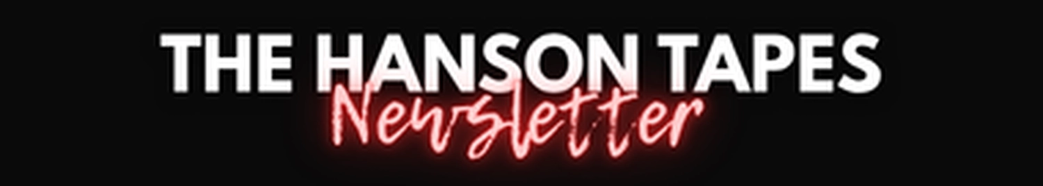 Jordan Hanson - Sänger - Newsletter